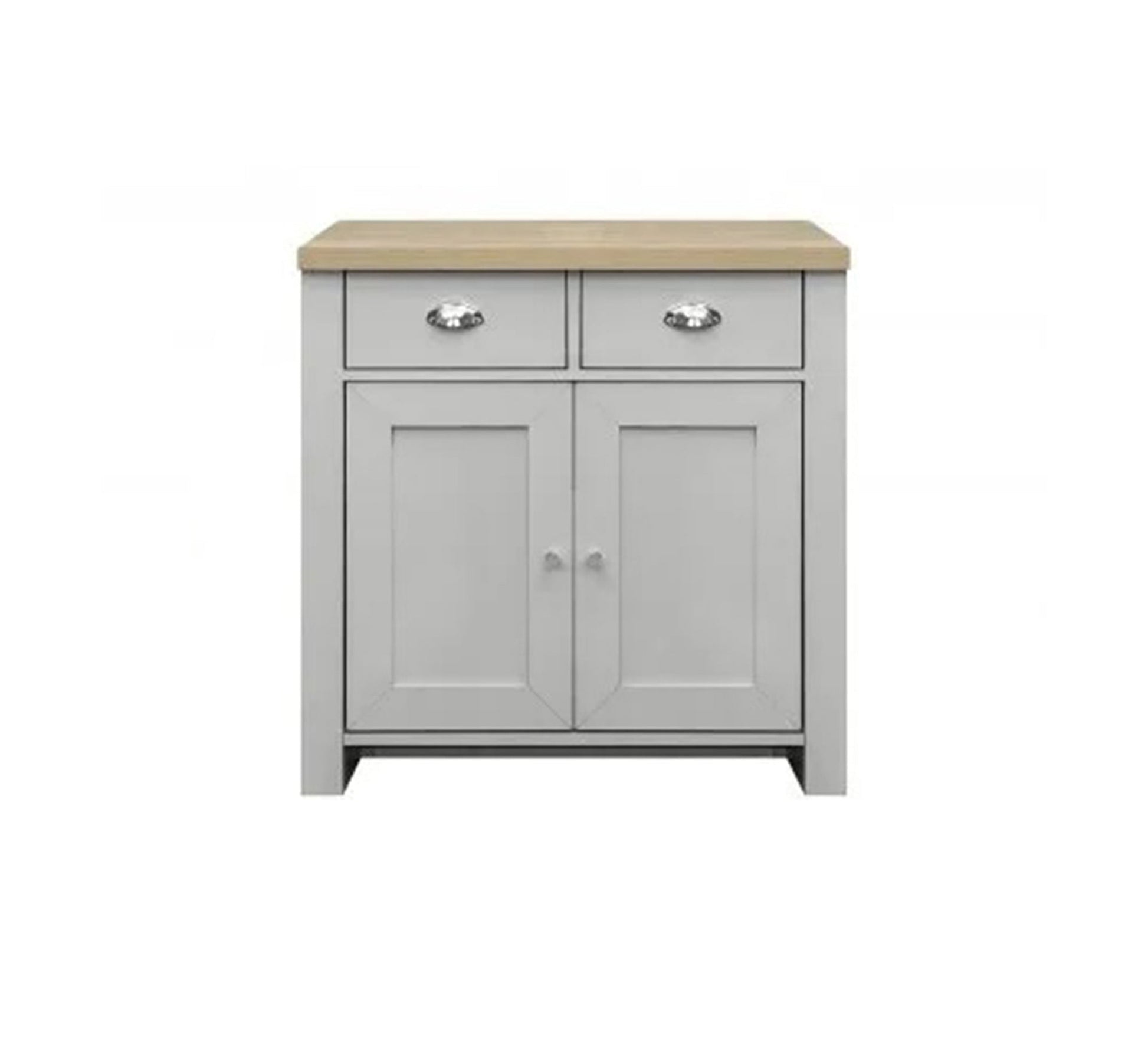 Practical gray, rustic, and functional storage cabinet with drawers - Vitrine Furniture - Furniture
