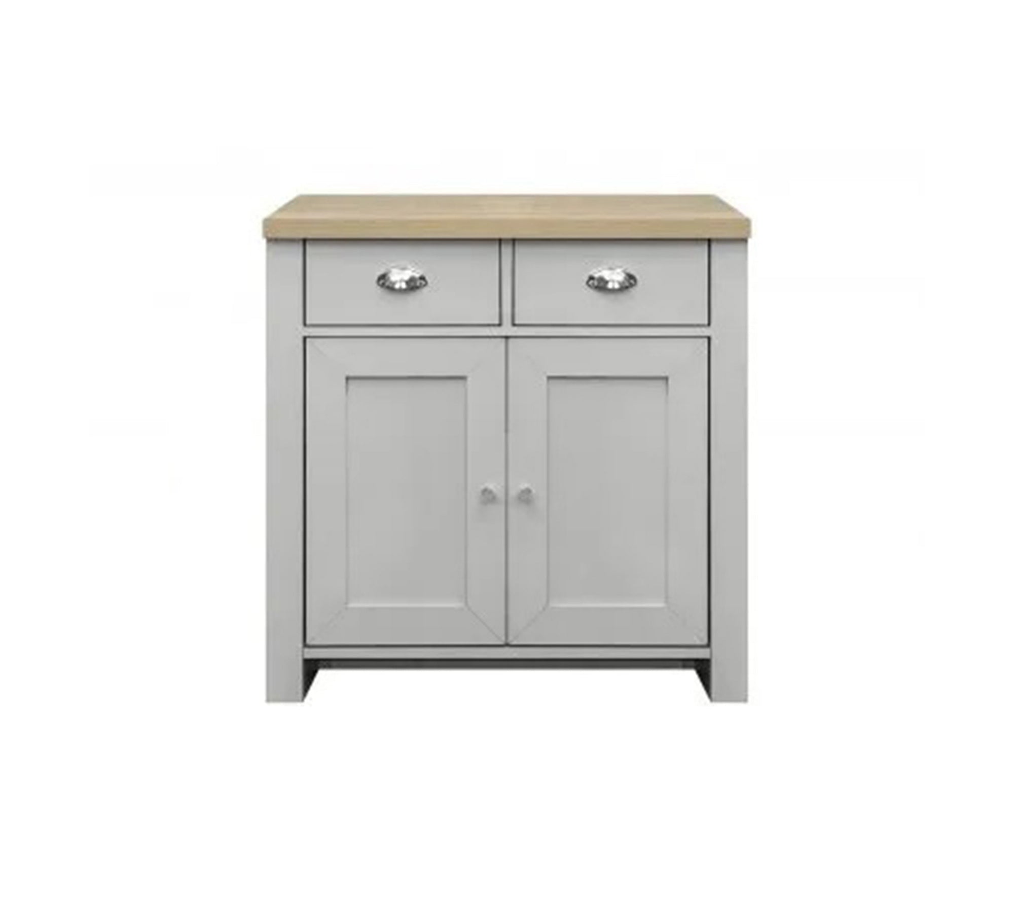 Practical gray, rustic, and functional storage cabinet with drawers - Vitrine Furniture - Furniture