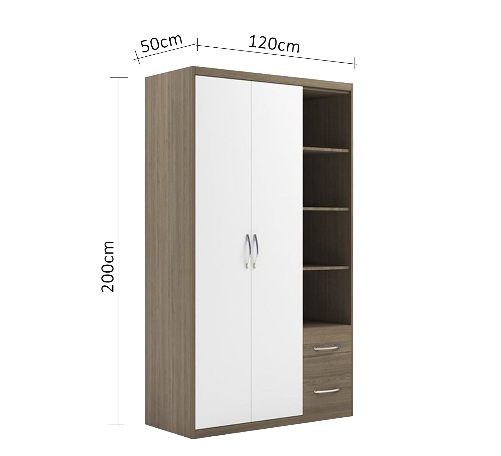 Practical modern wardrobe with smart internal organization - Vitrine Furniture - Wardrobes