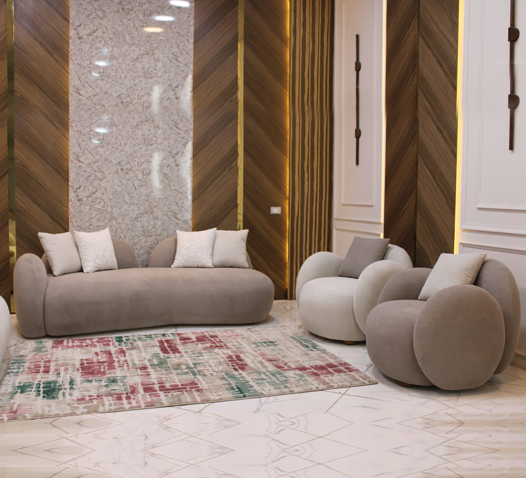 Price smashing offer four complete rooms for a high - end house - Vitrine Furniture - Furniture