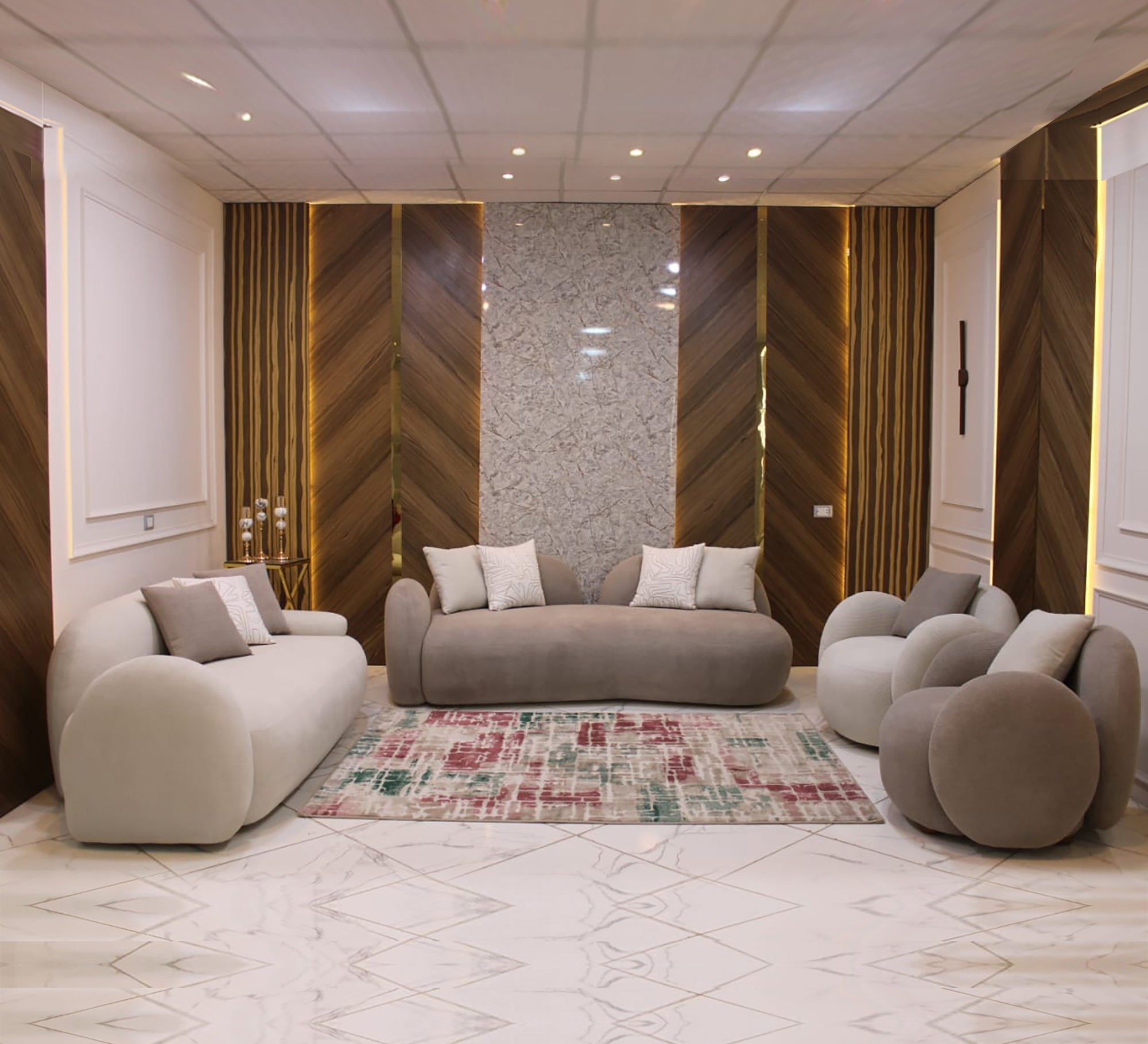 Price smashing offer four complete rooms for a high - end house - Vitrine Furniture - Furniture
