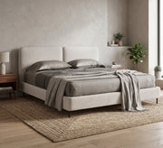 Queen bed with two - section backrest - Vitrine Furniture - Beds