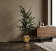 Radiant Artificial Plant Pot in Bright Gold - Vitrine Furniture - Pots & Plants