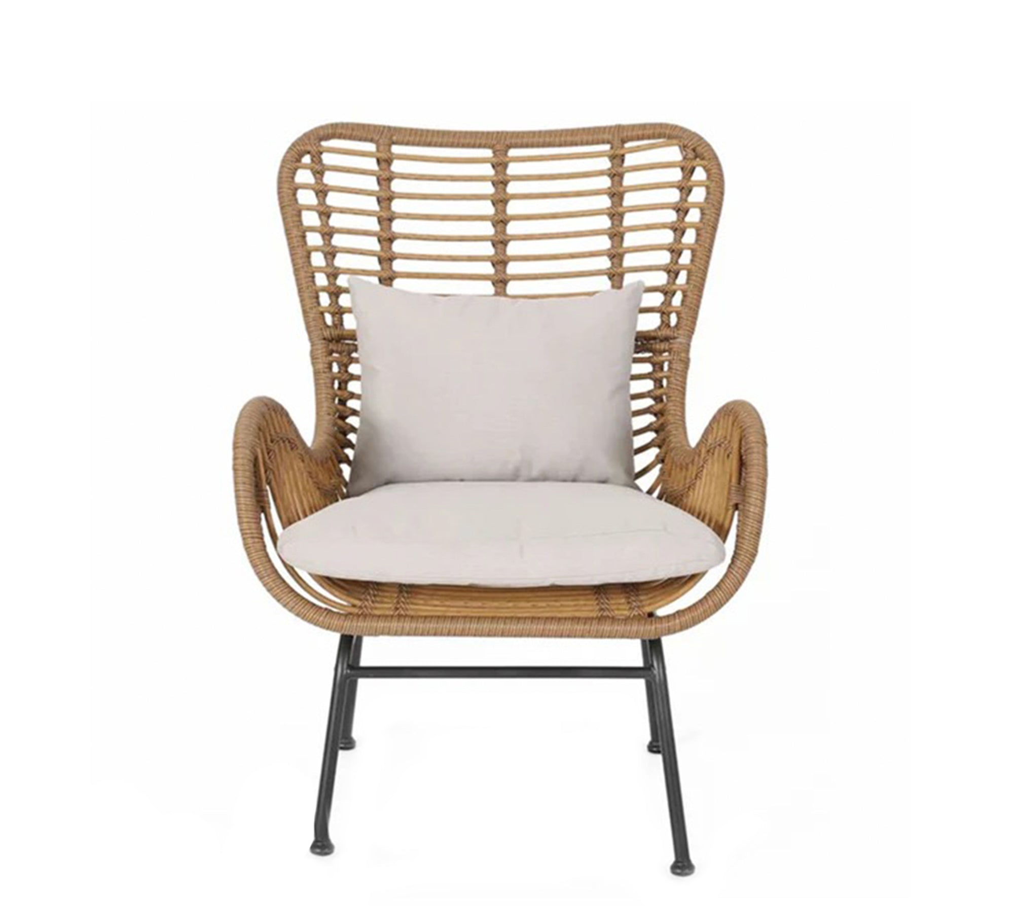 Rattan chairs and footboard set - Vitrine Furniture - Outdoor Products