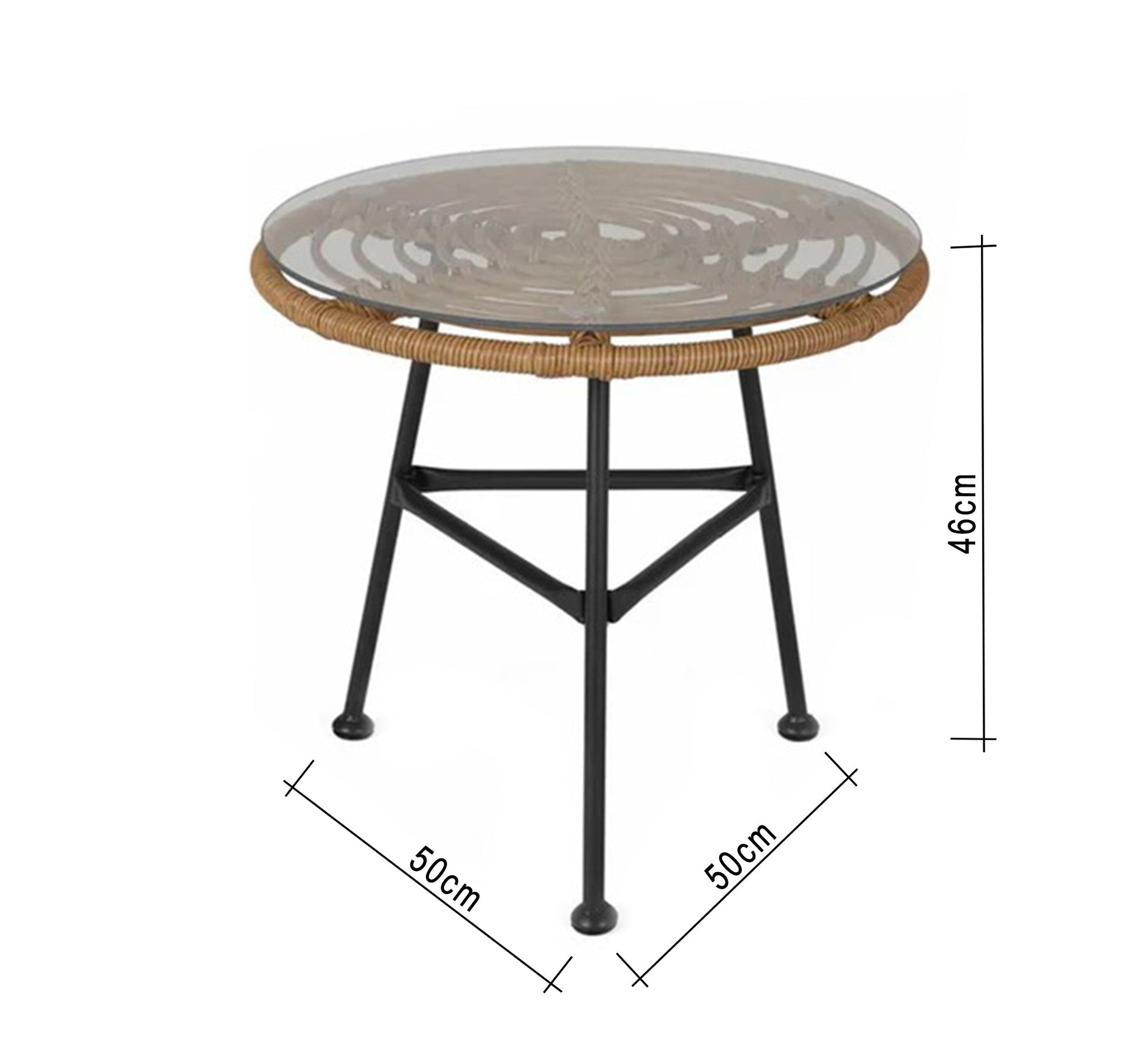 Rattan chairs and footboard set - Vitrine Furniture - Outdoor Products