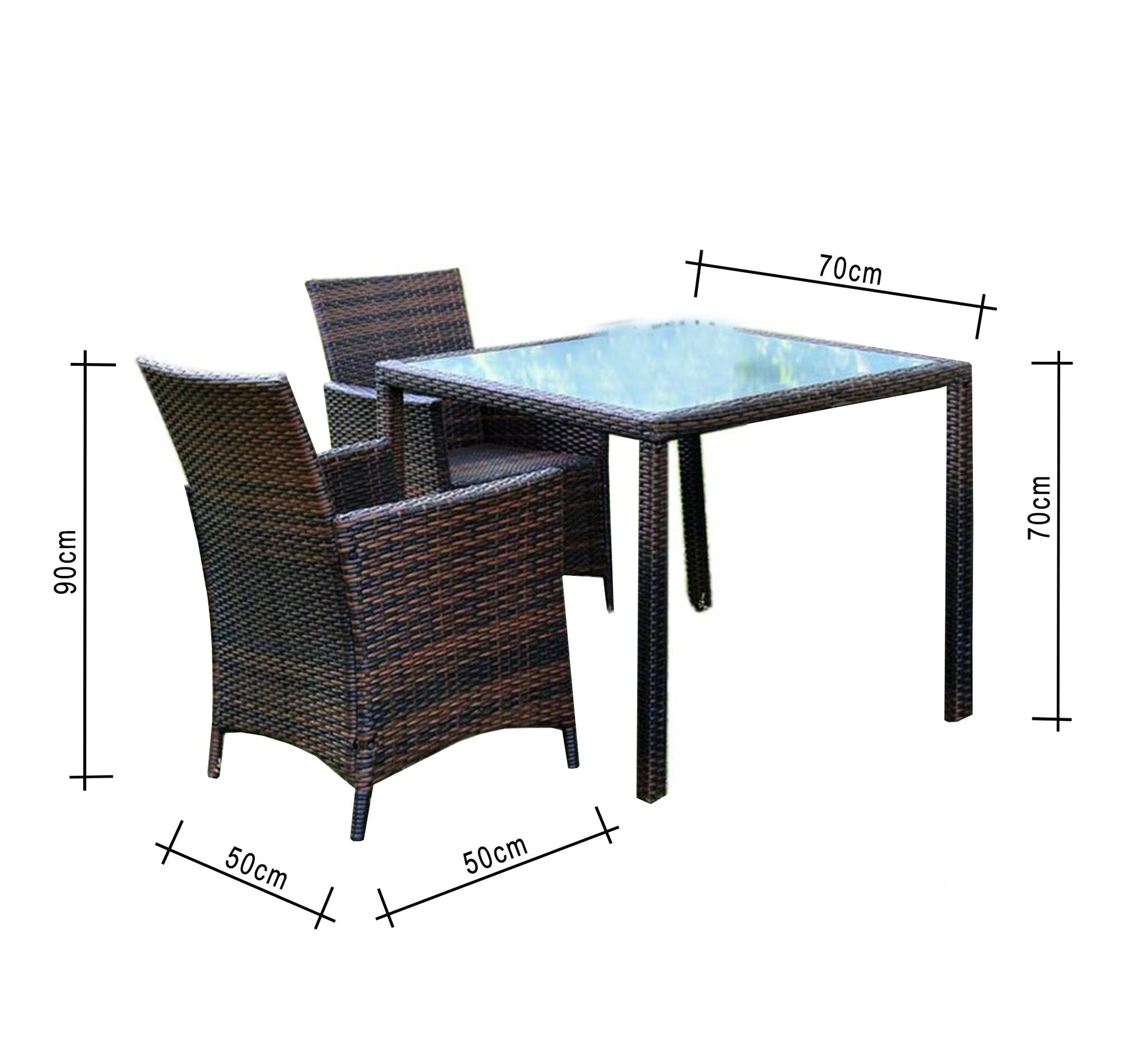 Rattan chairs and table for the garden - Vitrine Furniture - Outdoor Products