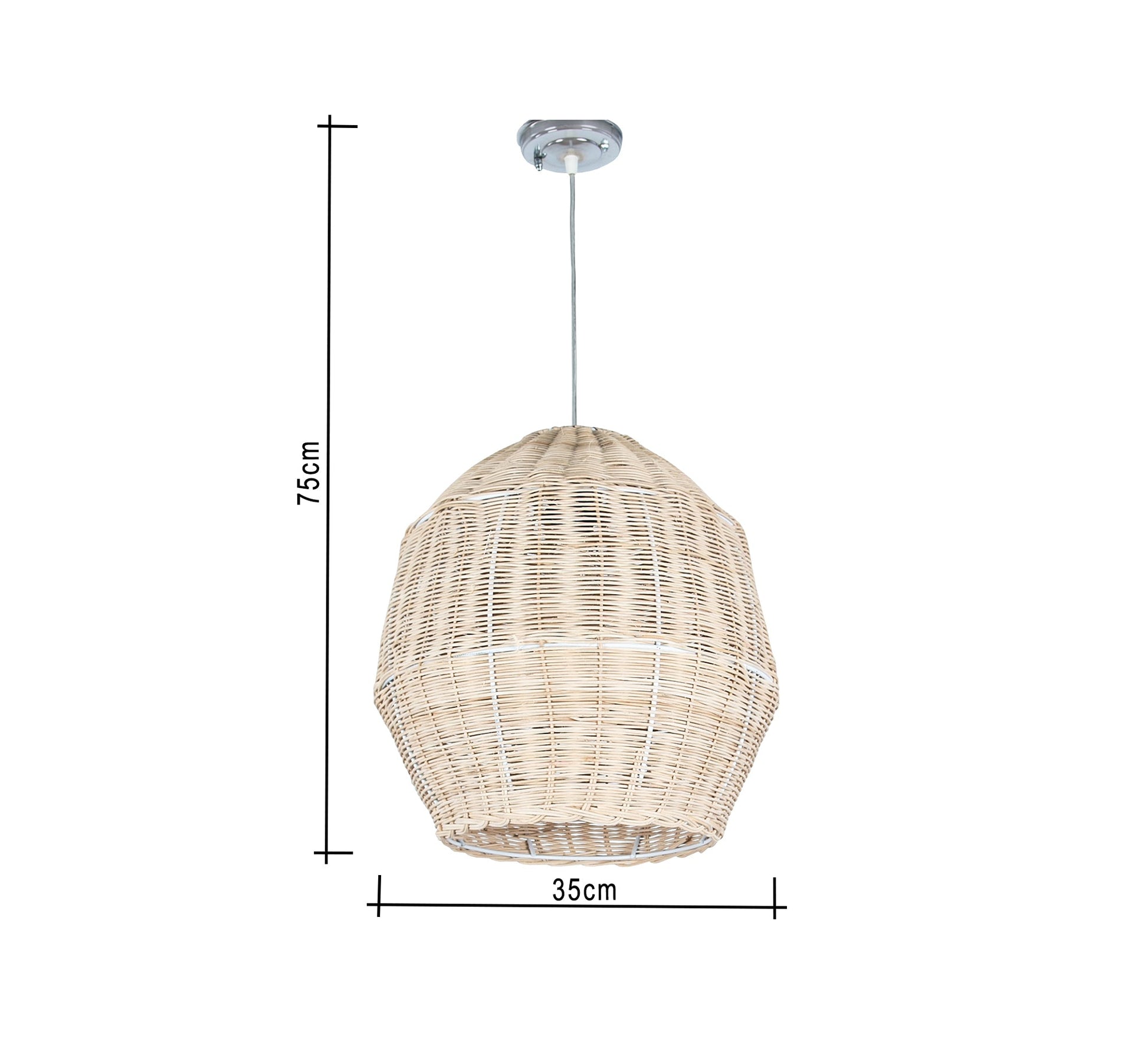 rattan pendant lamp - Vitrine Furniture - Lighting