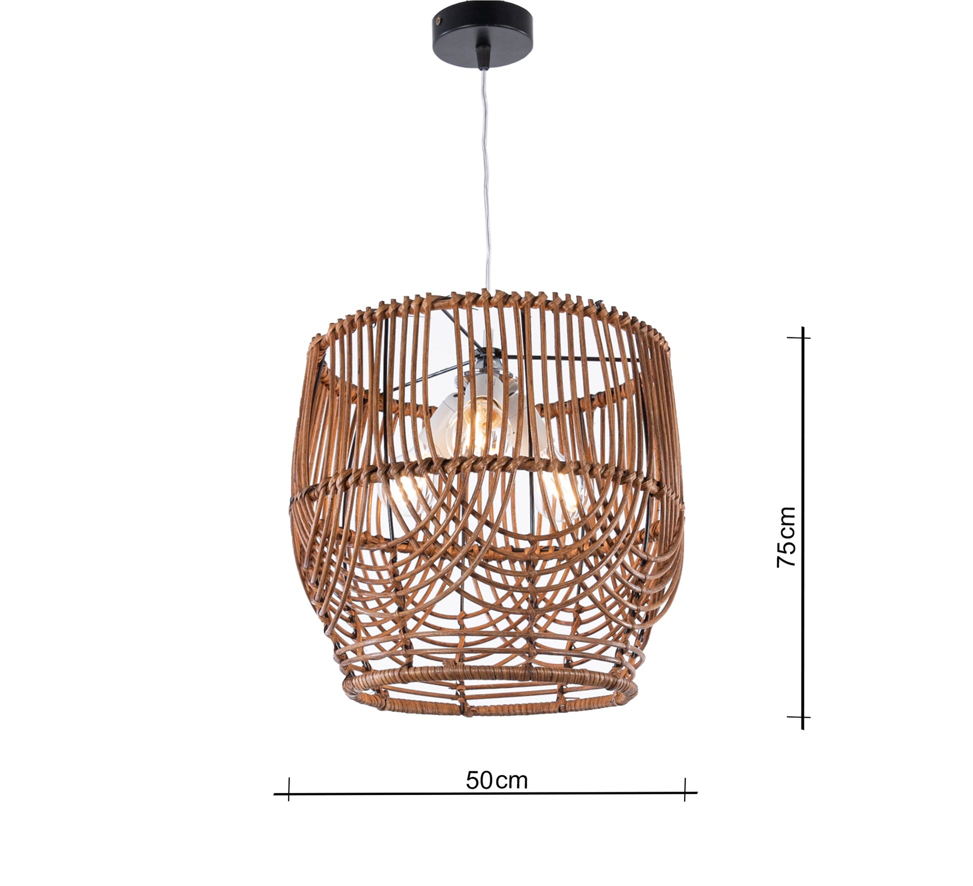 Rattan pendant light - Vitrine Furniture - Lighting