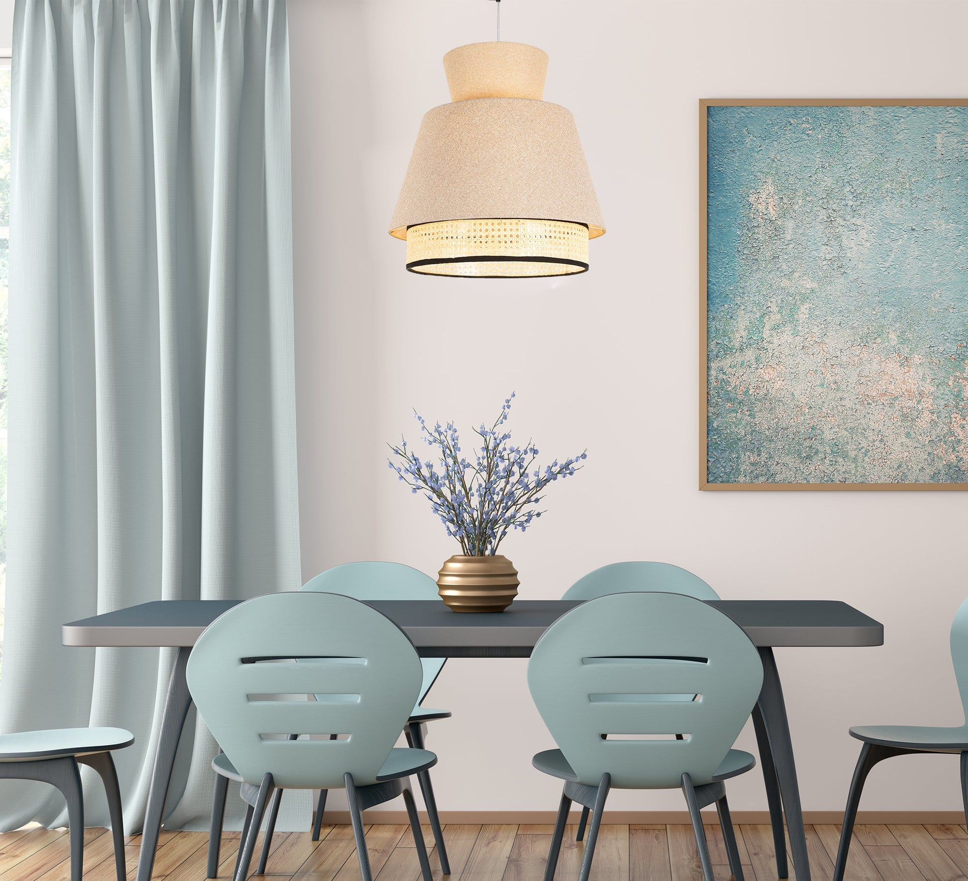 Rattan pendant light - Vitrine Furniture - Lighting