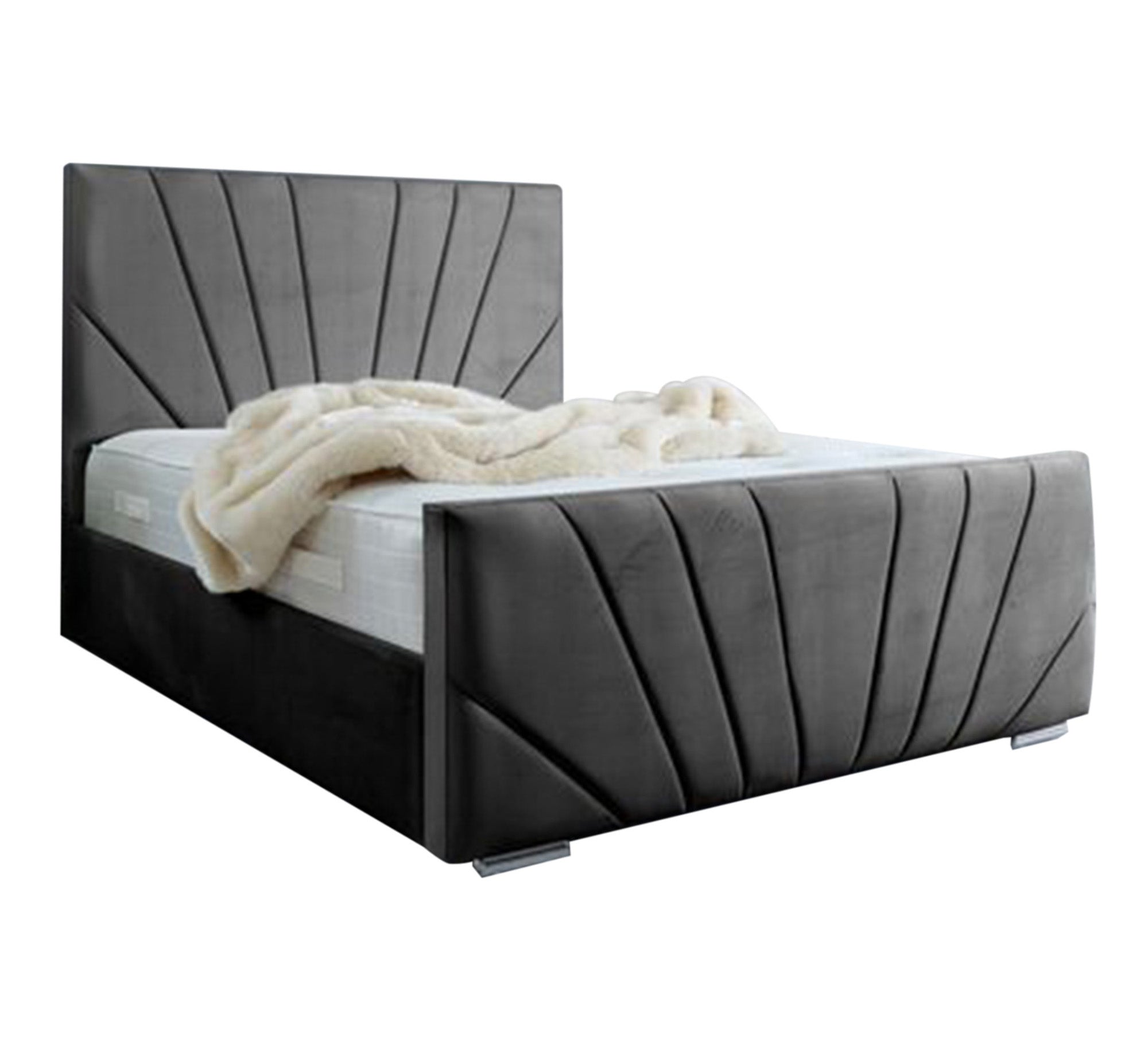 Ray - shaped upholstered bed - Vitrine Furniture - Furniture