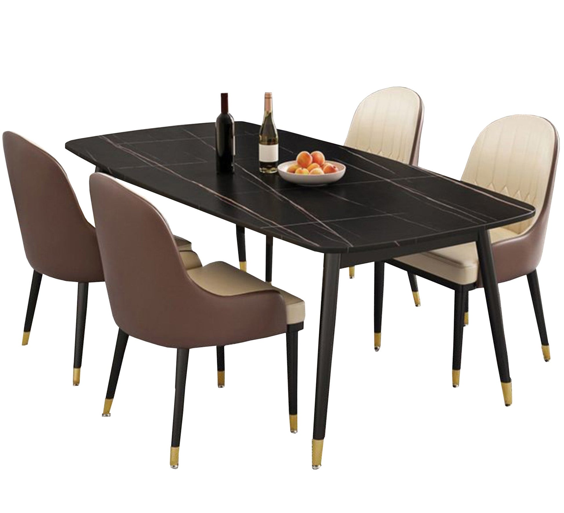 Rectangular black dining table - Vitrine Furniture - Furniture