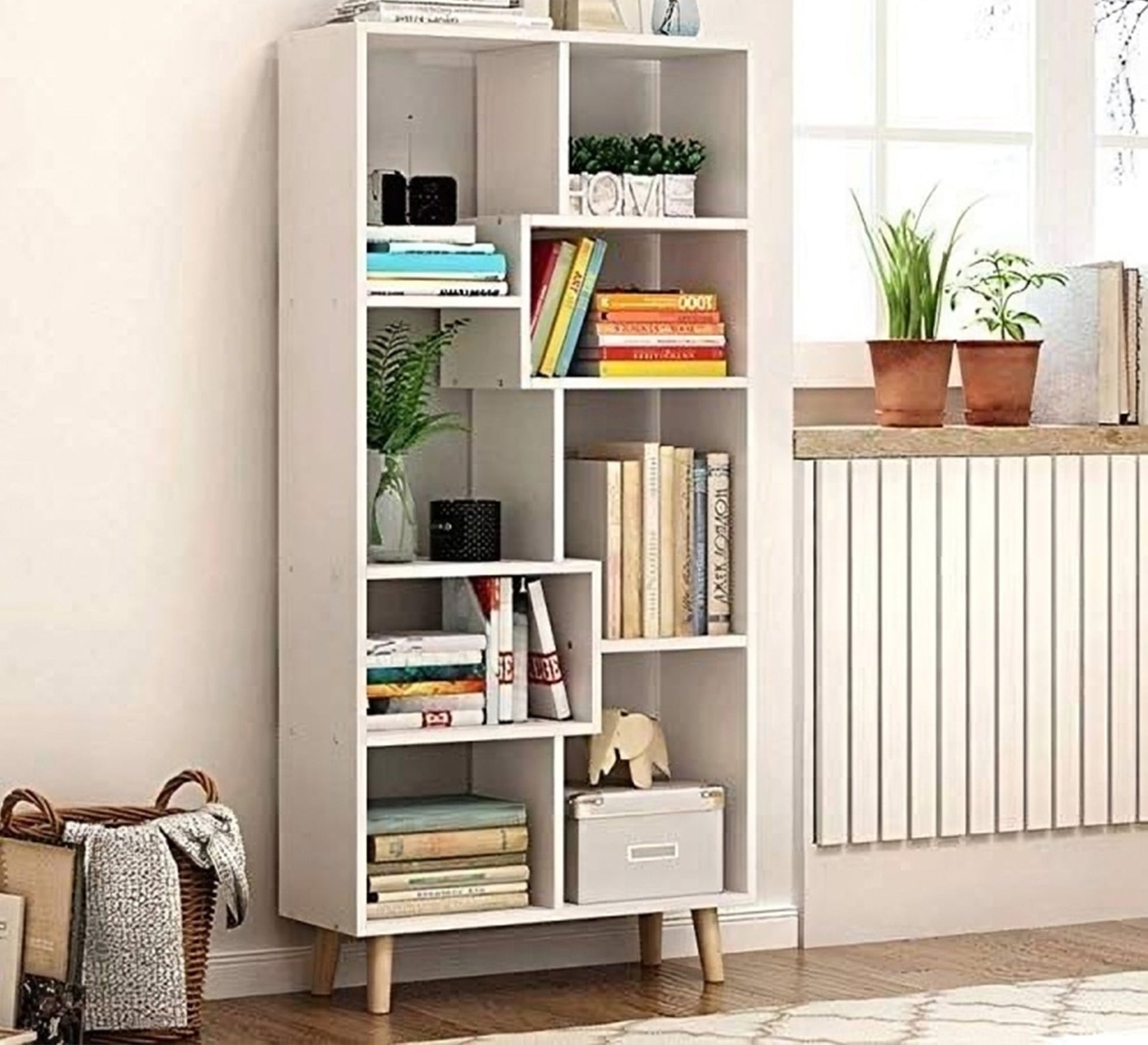 Rectangular book stand with high legs - Vitrine Furniture - Furniture