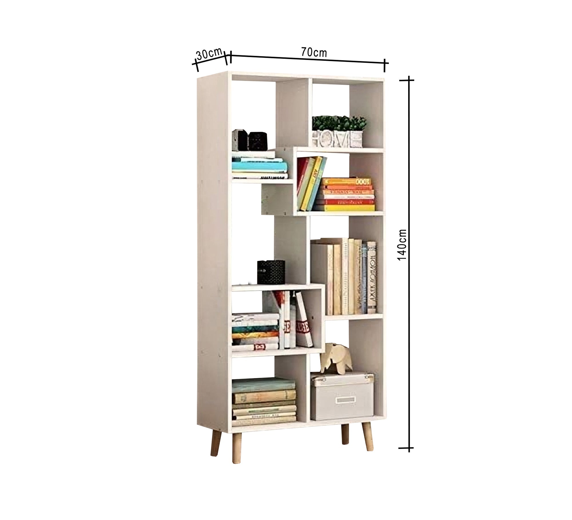 Rectangular book stand with high legs - Vitrine Furniture - Furniture