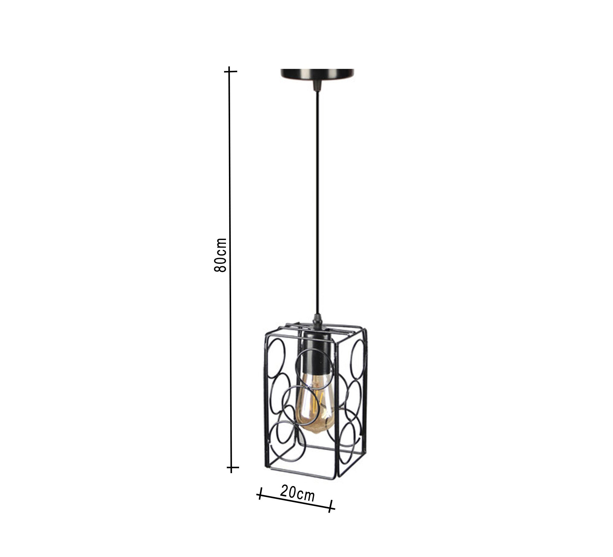 Rectangular box pendant - Vitrine Furniture - Lighting