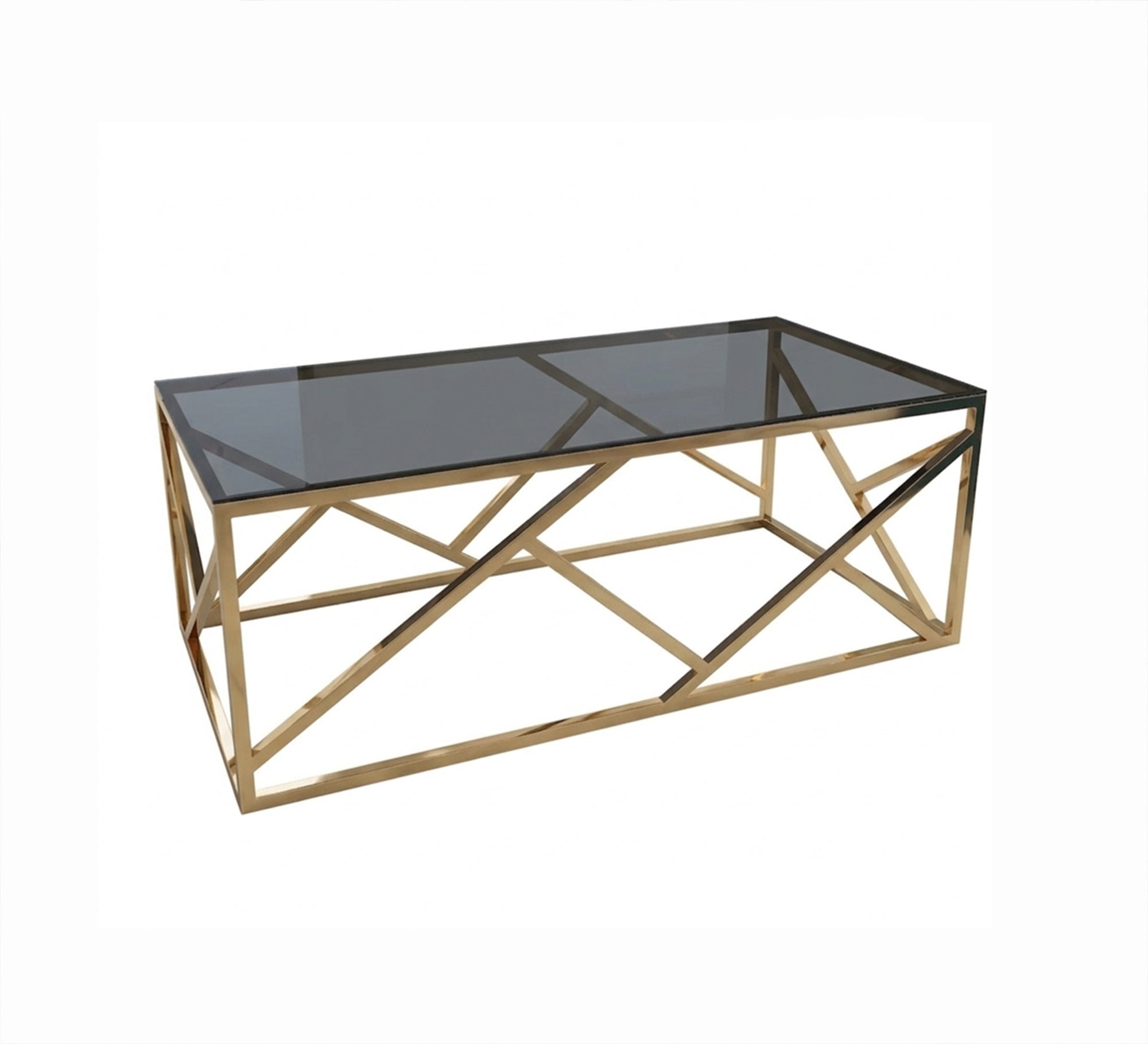 Rectangular coffee table with steel frame - Vitrine Furniture - Coffee Tables