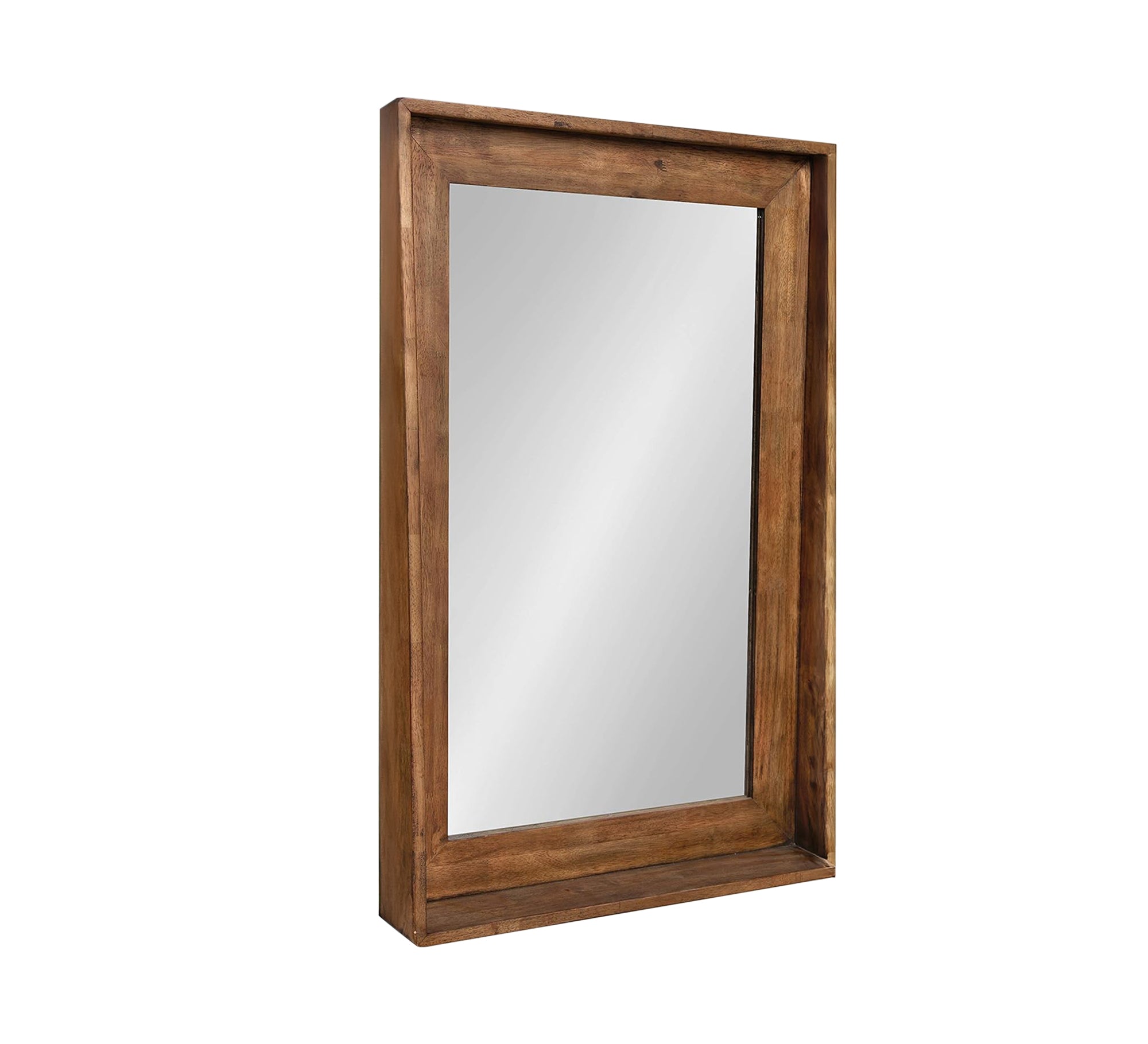 Rectangular entryway mirror with a decorative shelf - Vitrine Furniture - Décor