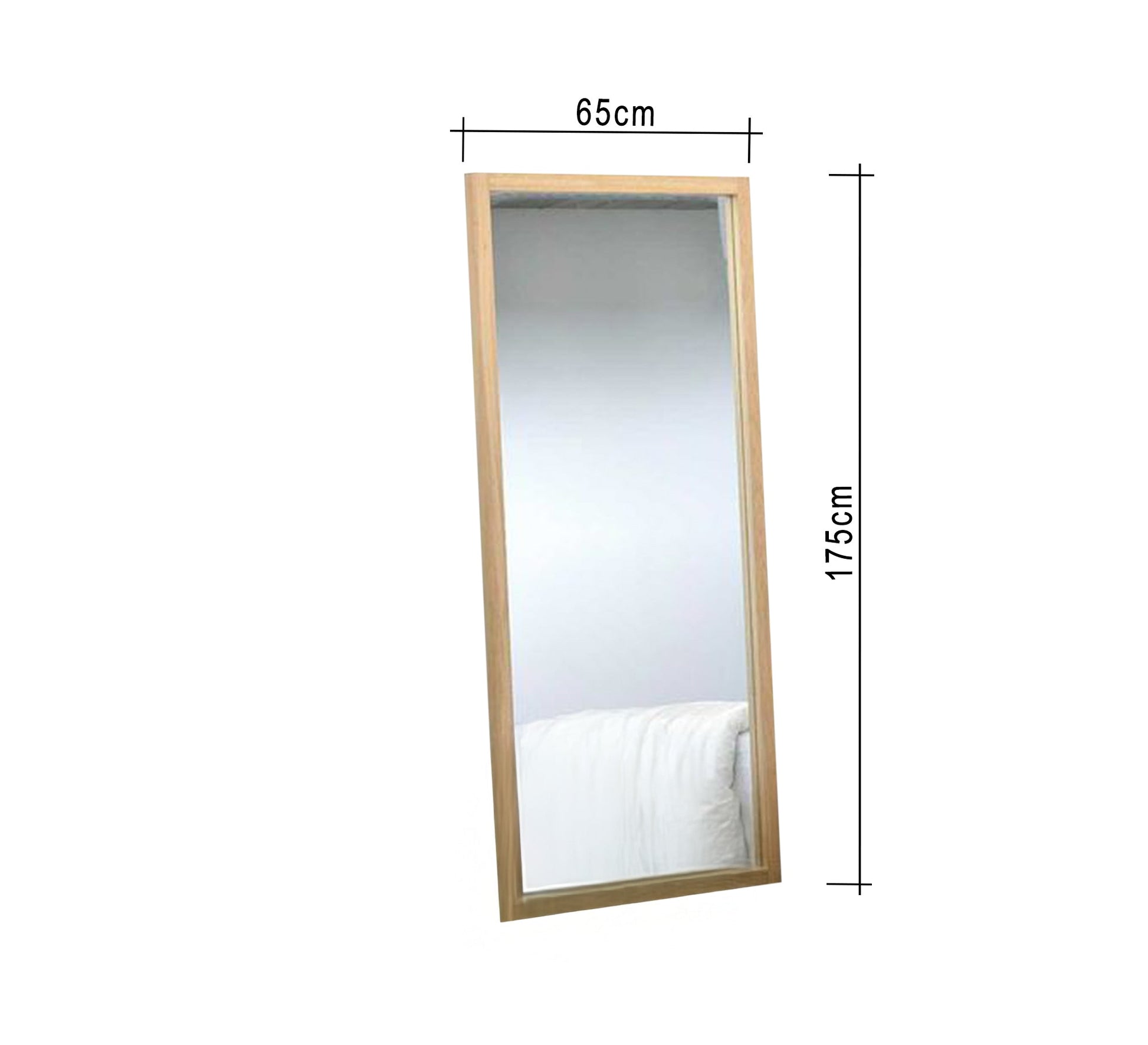 Rectangular Floor Mirror for Bedrooms and Living Rooms - Vitrine Furniture - Décor