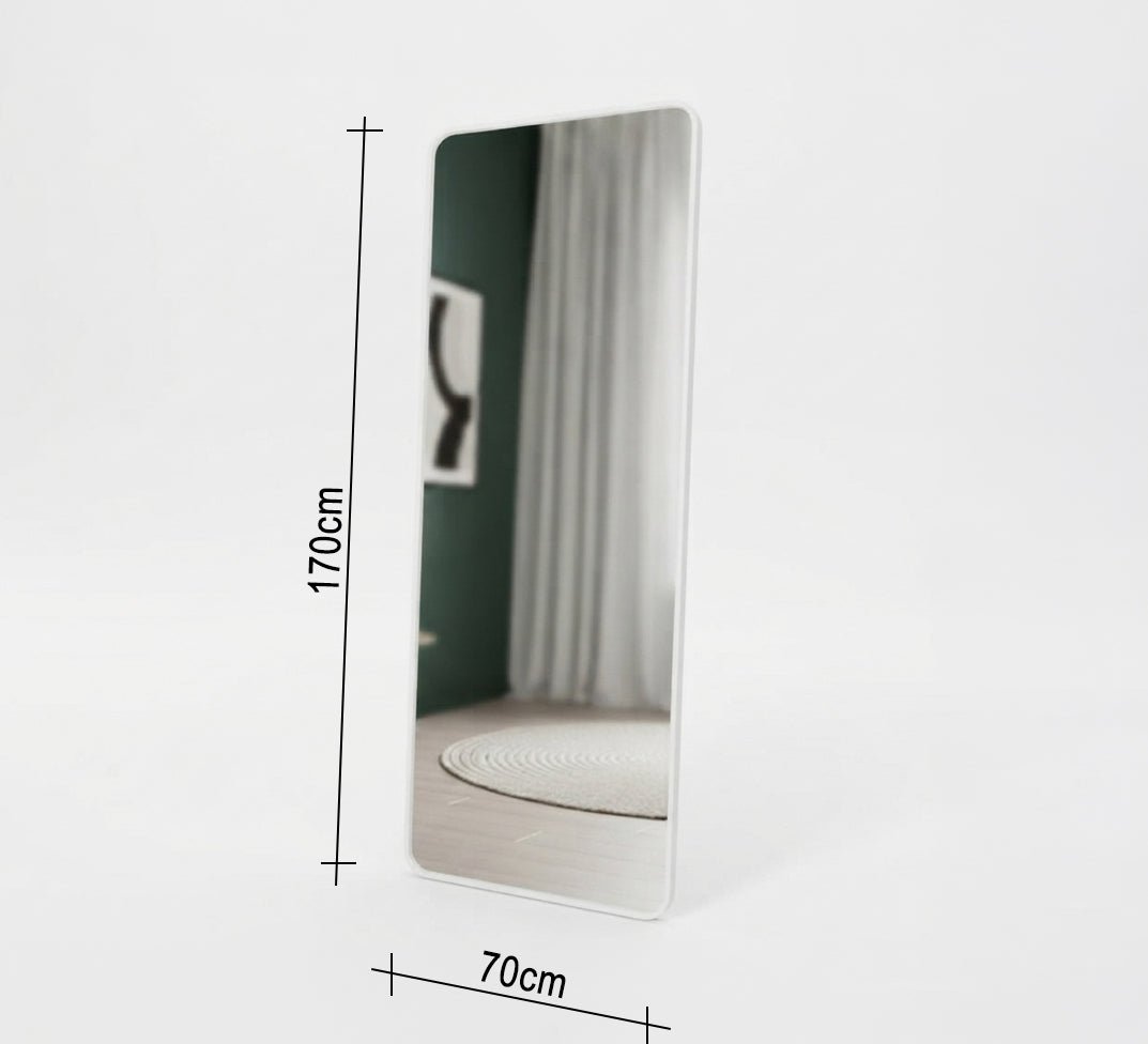 Rectangular Floor Mirror with Rounded Corners - Vitrine Furniture - Mirrors
