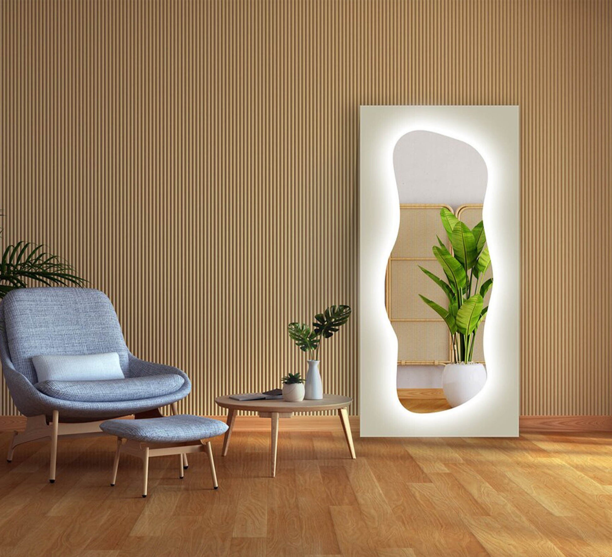 Rectangular LED Mirrors - Sleek & Modern Charm - Vitrine Furniture - Mirrors