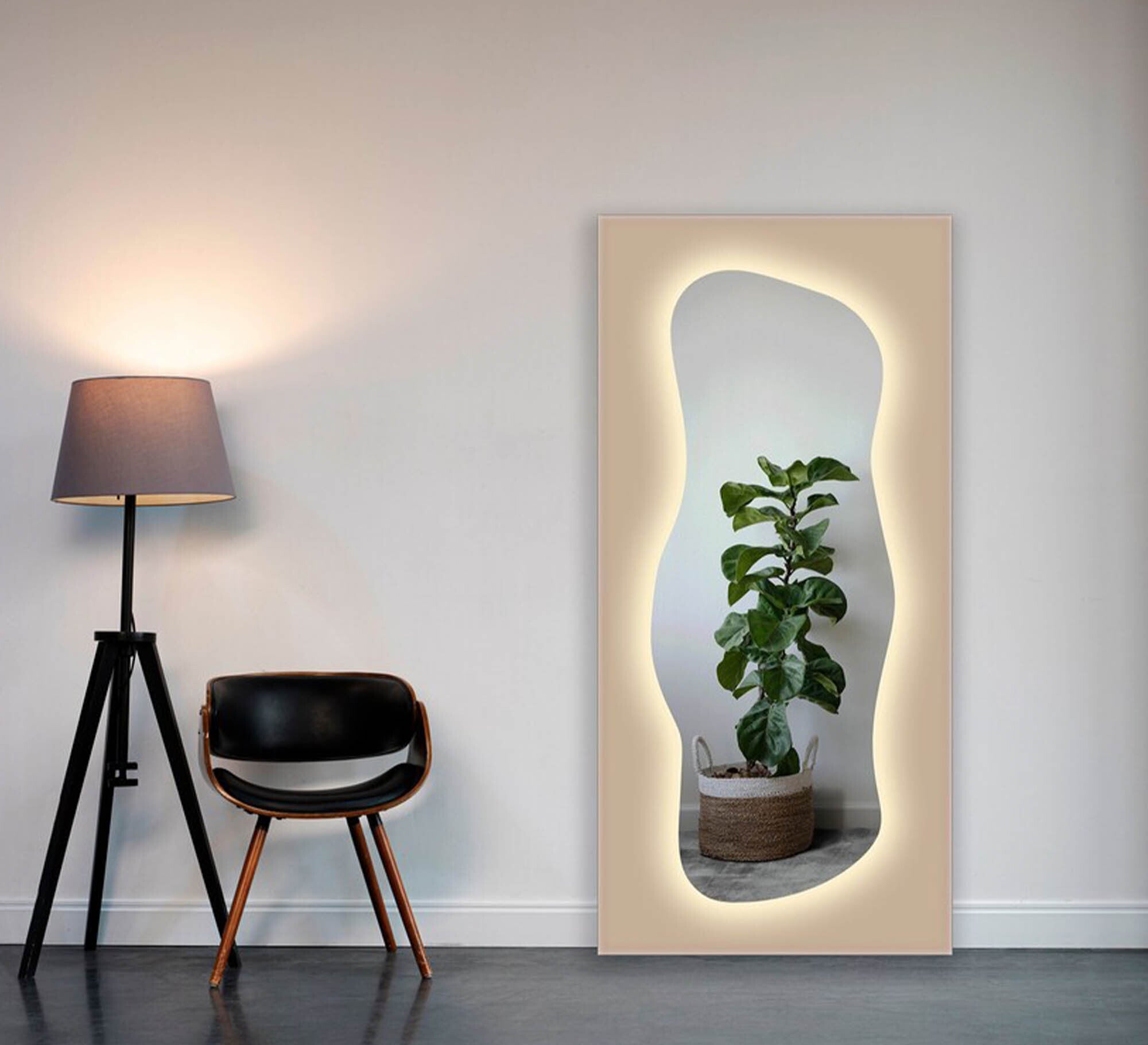 Rectangular LED Mirrors - Sleek & Modern Charm - Vitrine Furniture - Mirrors
