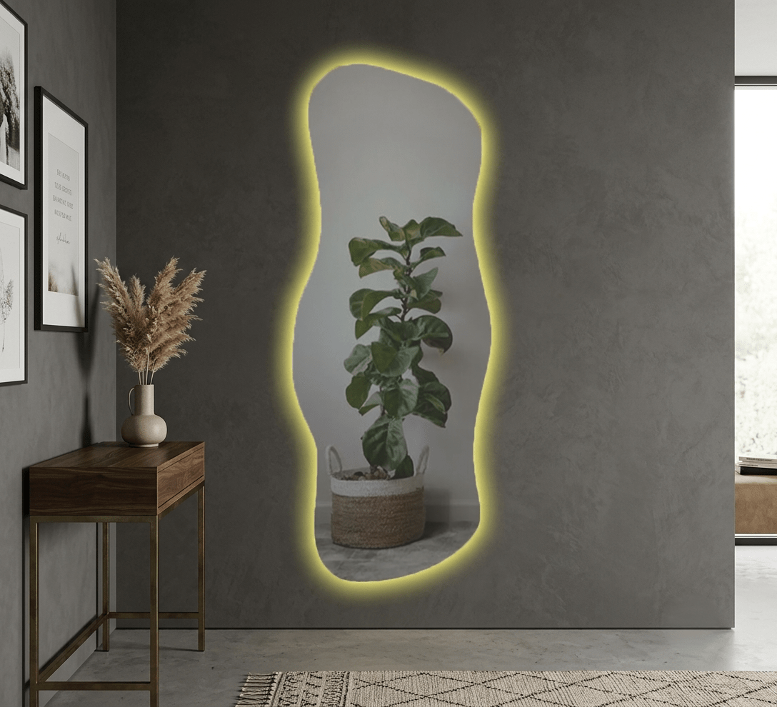 Rectangular LED Mirrors - Sleek & Modern Charm - Vitrine Furniture - Mirrors
