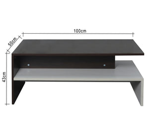 Rectangular living room table with lower shelf - Vitrine Furniture - Furniture
