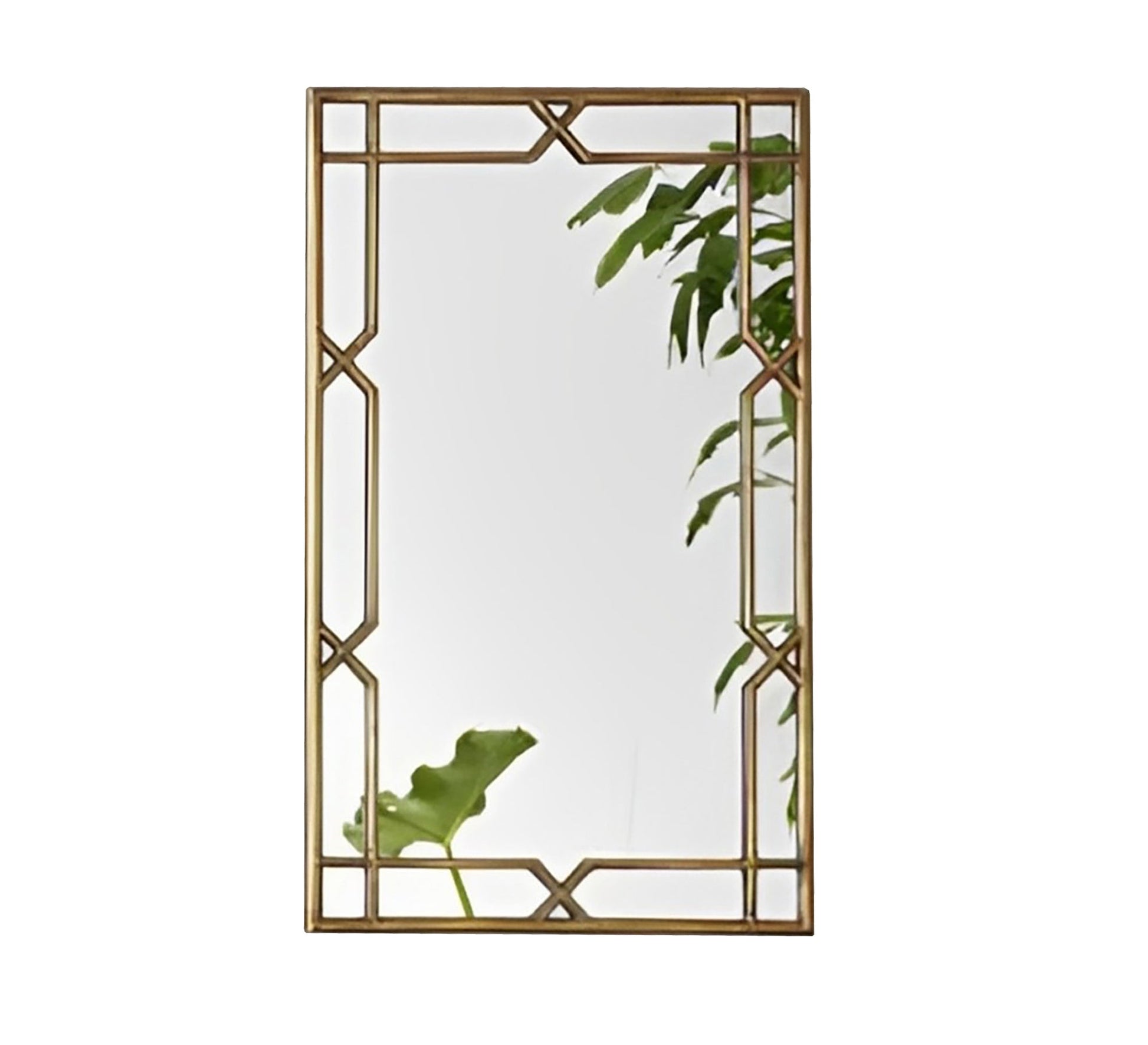 Rectangular mirror framed with Islamic decorations - Vitrine Furniture - Décor