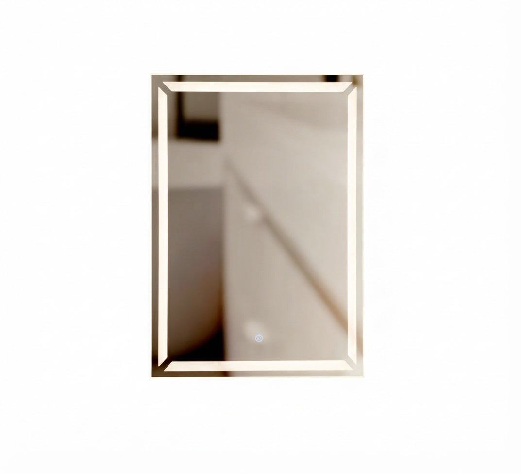 Rectangular mirror with a double light frame - Vitrine Furniture - Mirrors