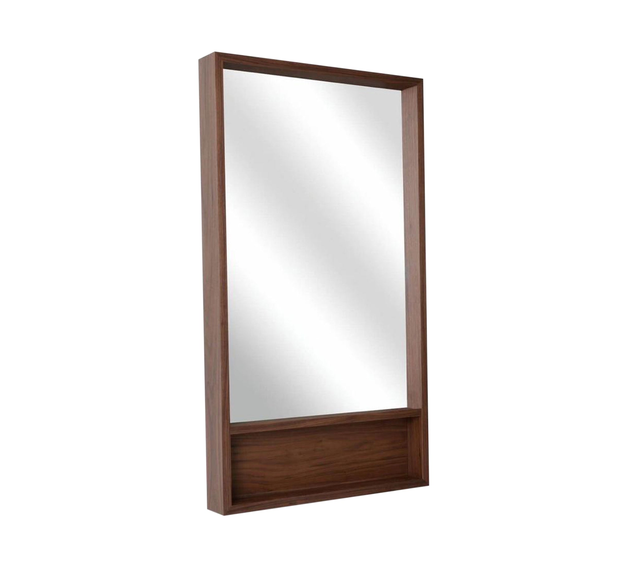 Rectangular mirror with a lower shelf - Vitrine Furniture - Décor