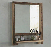 Rectangular mirror with a shelf for the bathroom - Vitrine Furniture - Décor