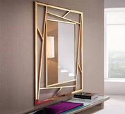 Rectangular mirror with a wide decorative frame - Vitrine Furniture - Décor