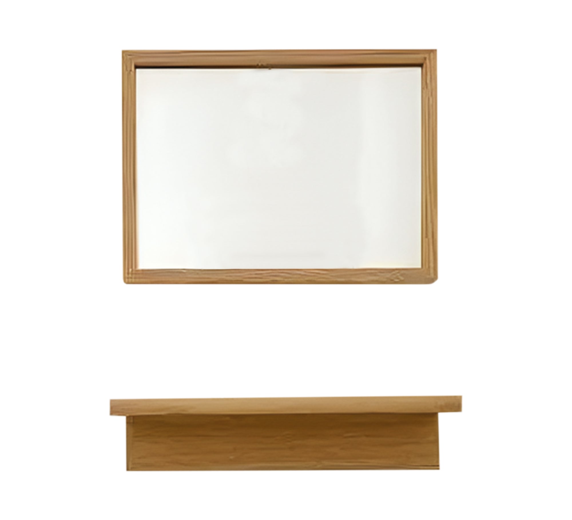 Rectangular mirror with an attached shelf - Vitrine Furniture - Décor