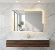 Rectangular Mirror with Interlocking Light Strips - Vitrine Furniture - Mirrors