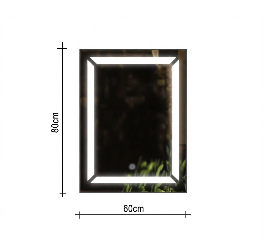Rectangular mirror with internal light frame - Vitrine Furniture - Mirrors