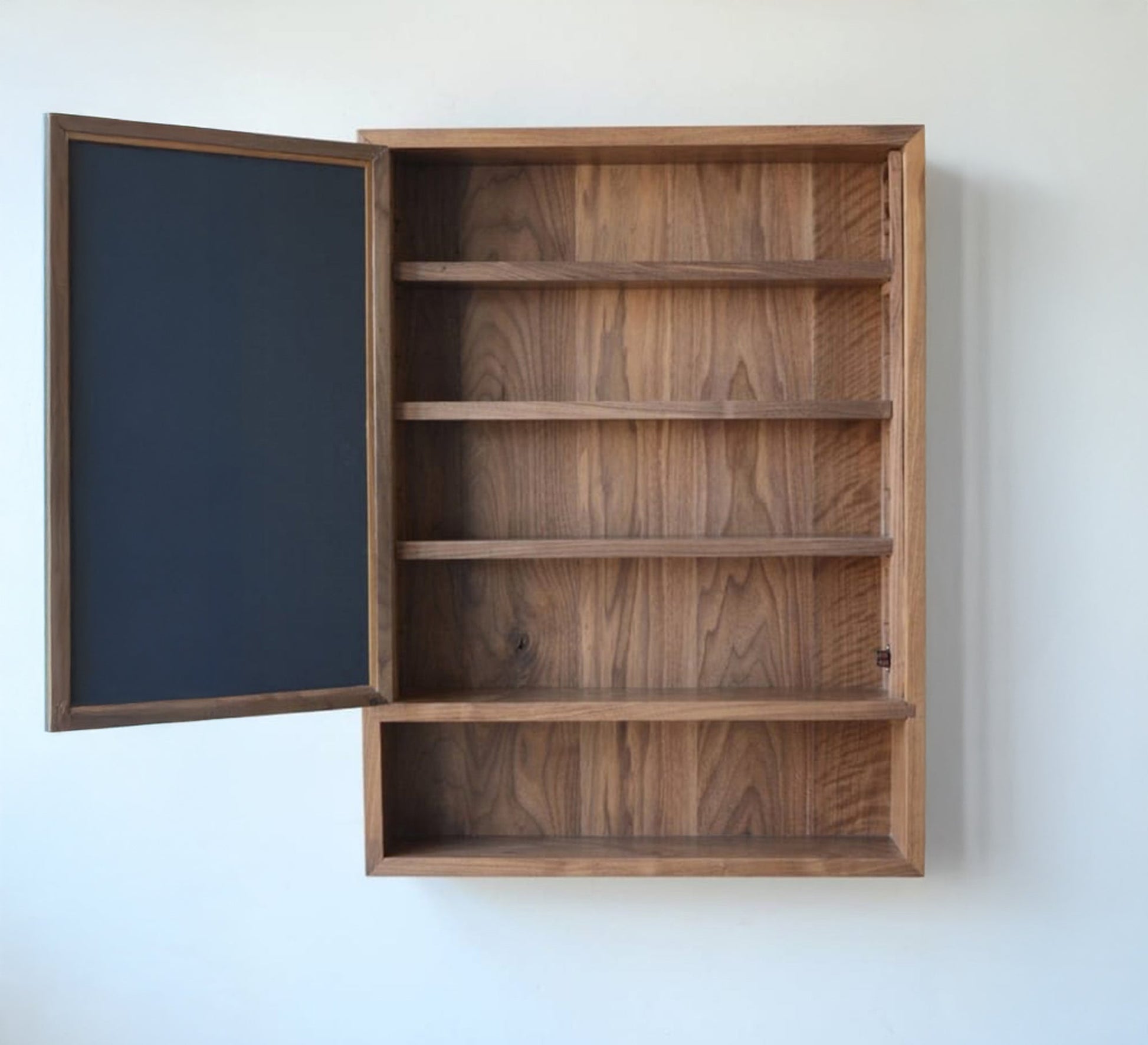 Rectangular mirror with rear storage with shelves - Vitrine Furniture - Furniture