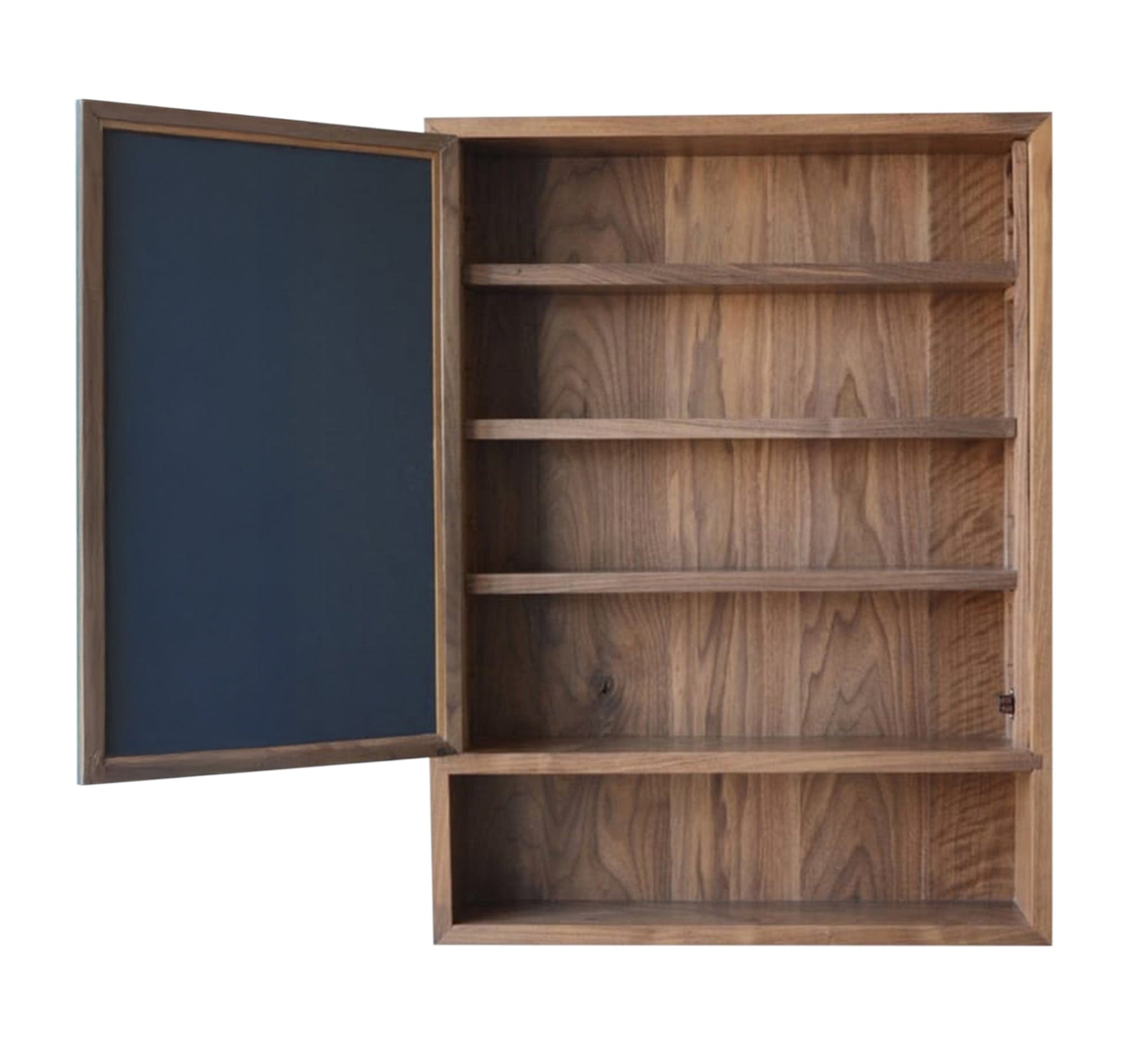 Rectangular mirror with rear storage with shelves - Vitrine Furniture - Furniture