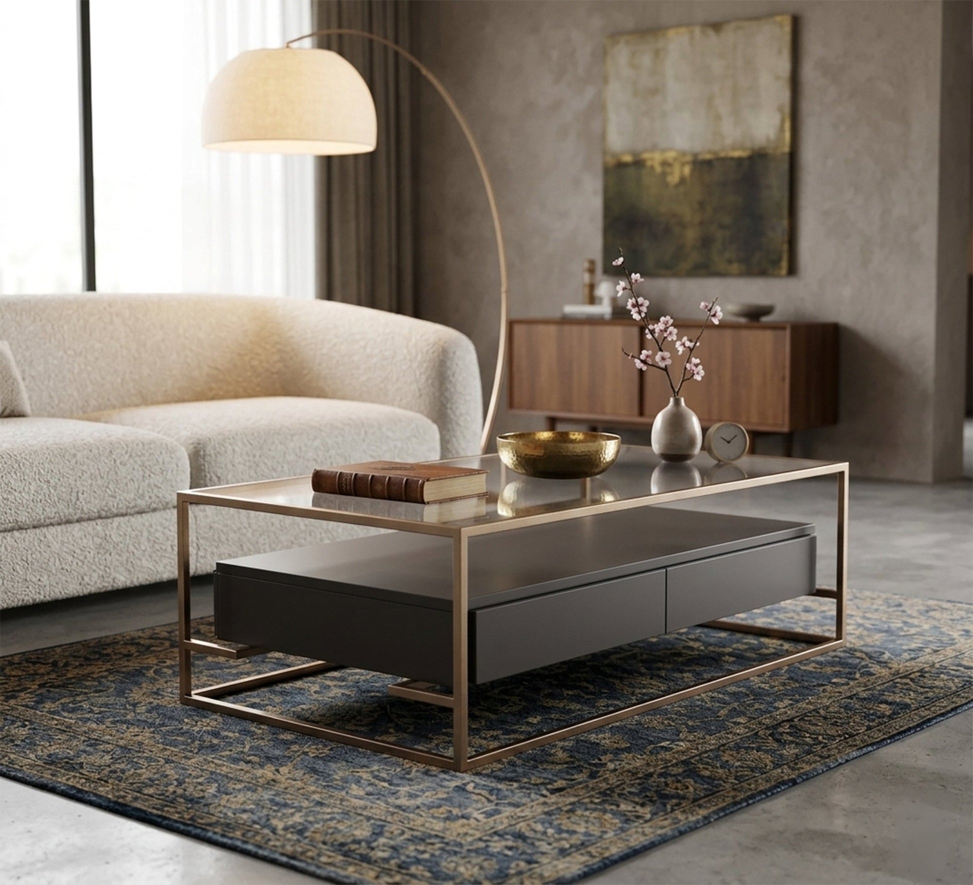 Rectangular modern coffee table - Vitrine Furniture - Coffee Tables