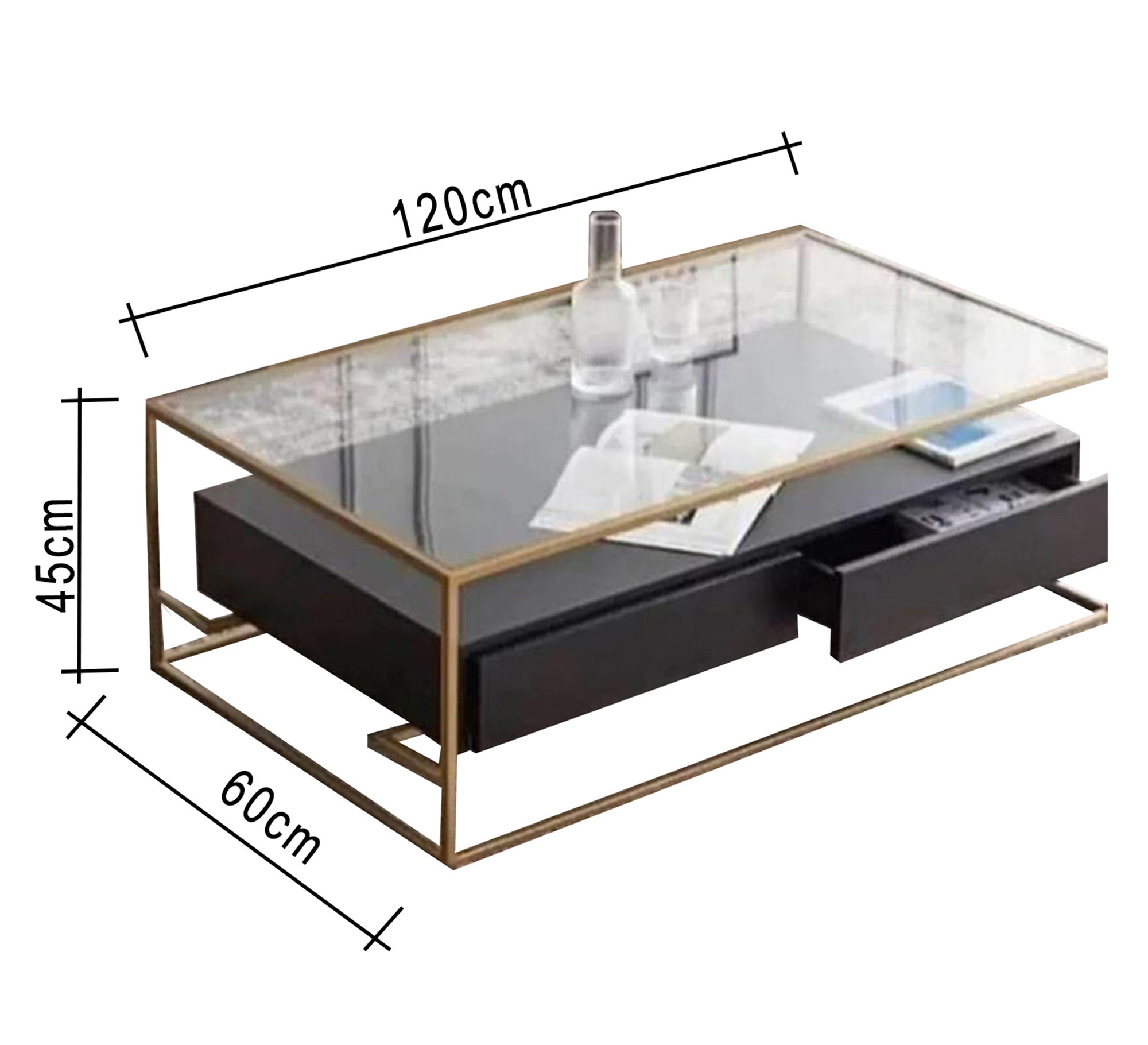 Rectangular modern table - Vitrine Furniture - Living room Tables