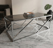Rectangular silver coffee table - Vitrine Furniture - Coffee Tables