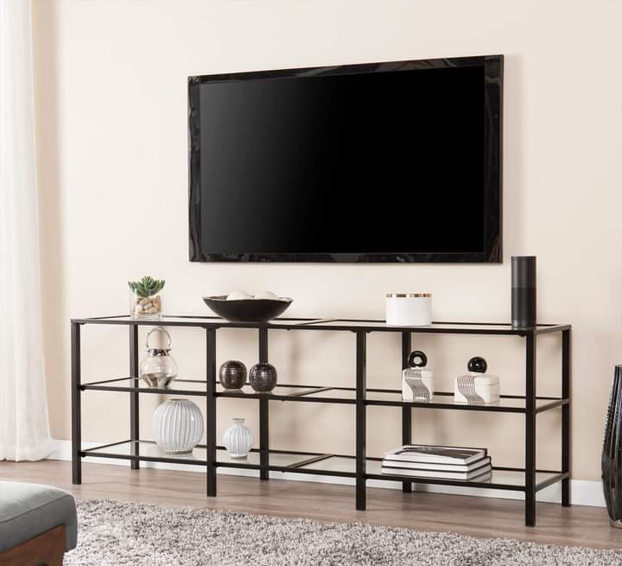 Rectangular table with three surfaces - Vitrine Furniture - Furniture