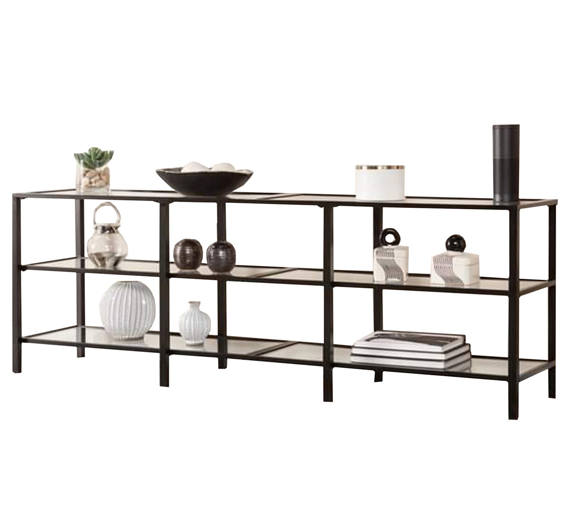 Rectangular table with three surfaces - Vitrine Furniture - Furniture