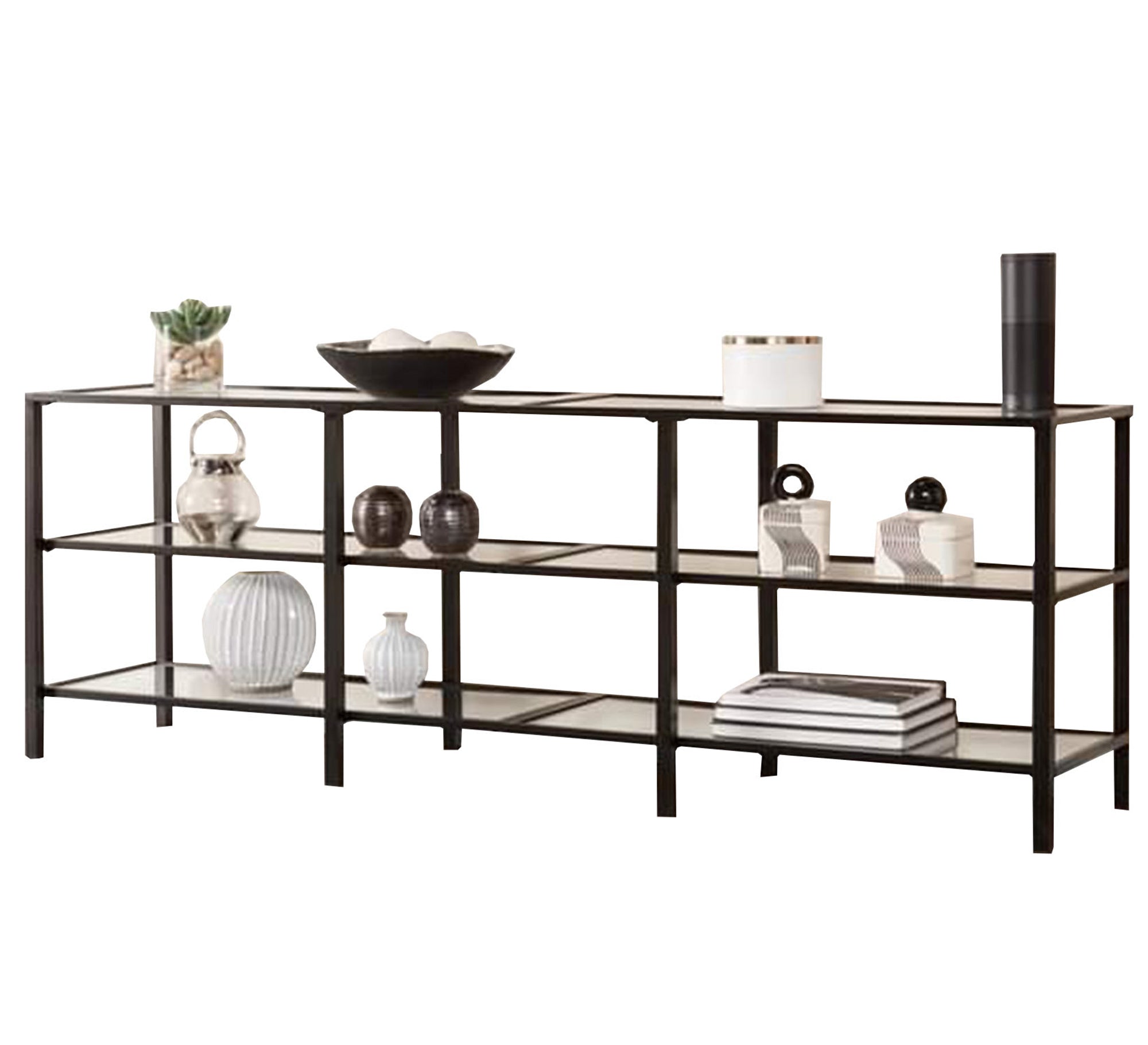 Rectangular table with three surfaces - Vitrine Furniture - Furniture