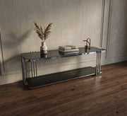 Rectangular TV table with two shelves - Vitrine Furniture - TV Table & Cabinet