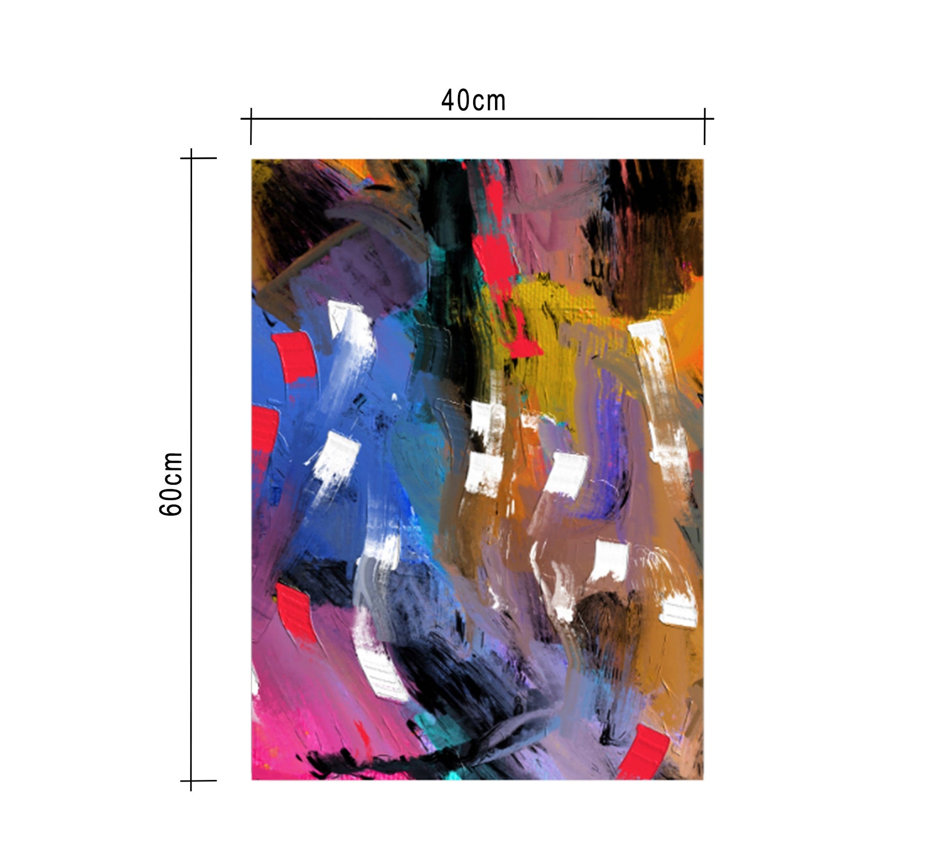 Rectangular wall Tableau - Vitrine Furniture - Décor