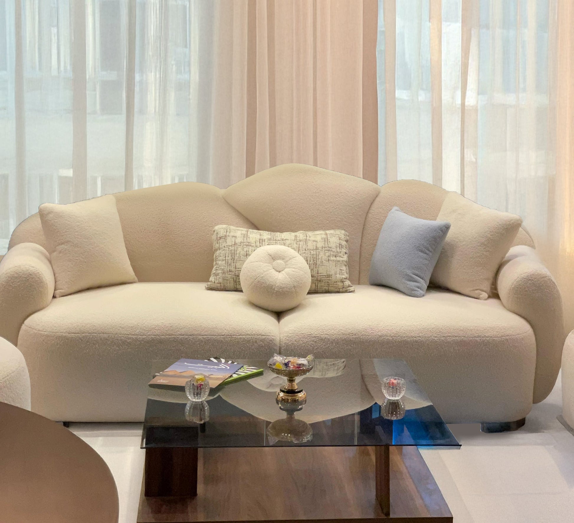 Red beech living room - Vitrine Furniture - Furniture