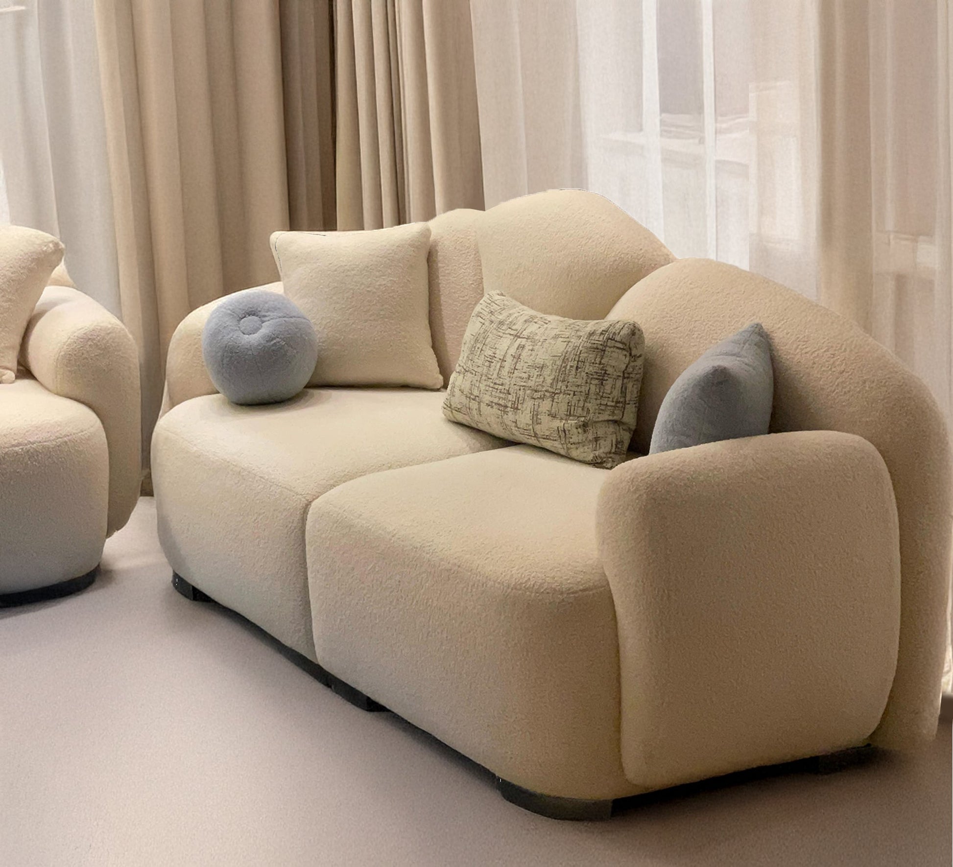 Red beech living room - Vitrine Furniture - Furniture