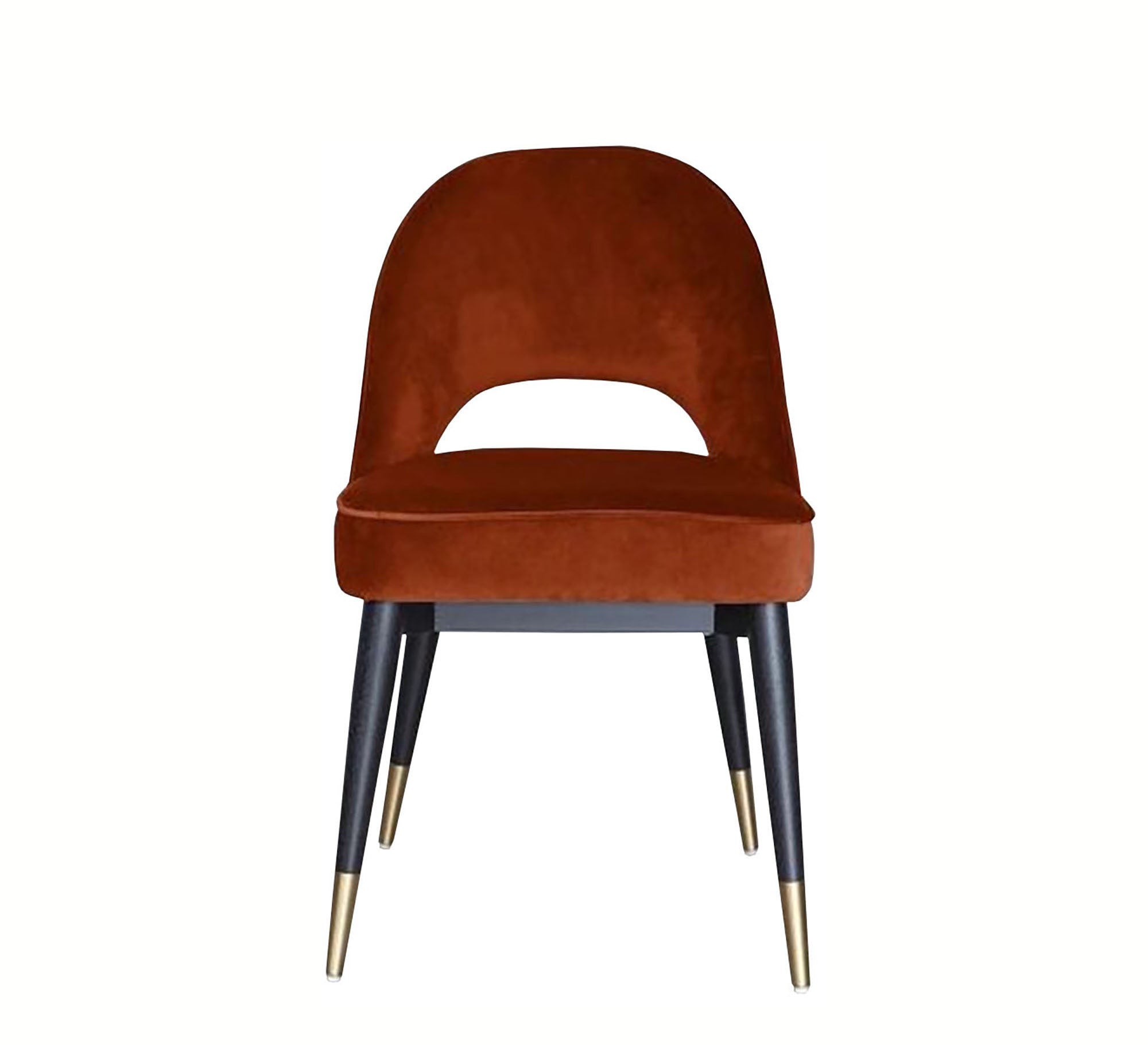 Red Brown Upholstered Chair - Stylish & Cozy - Vitrine Furniture - Furniture