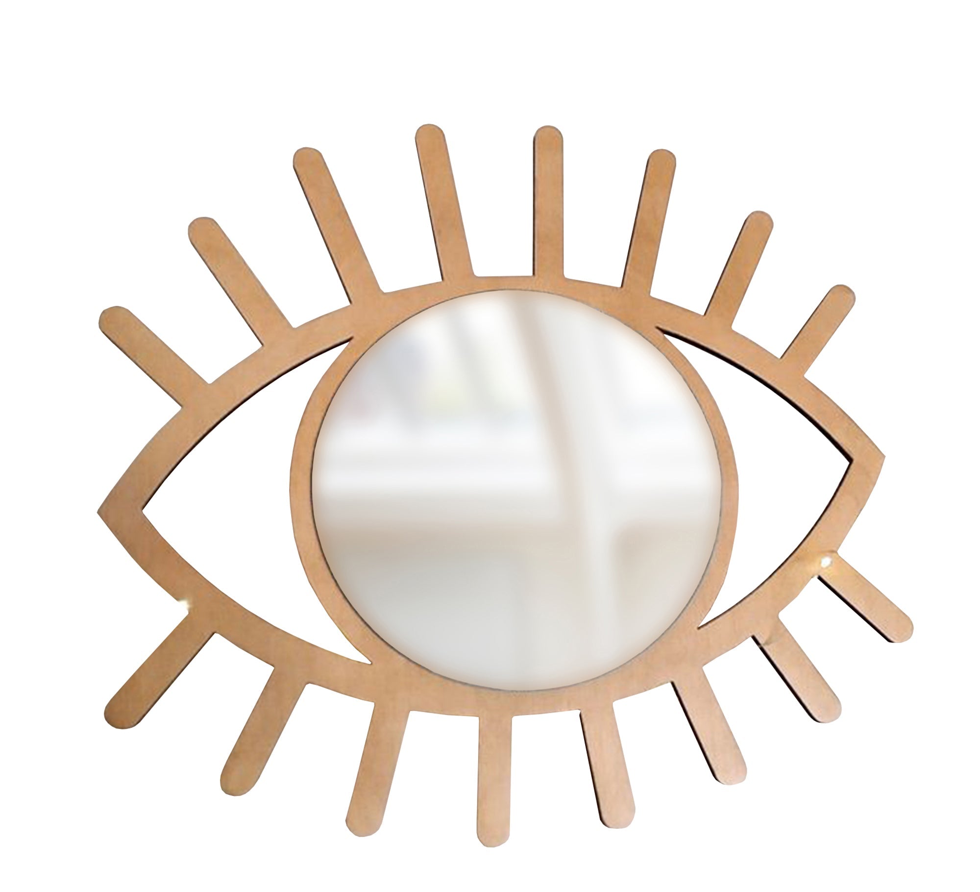Reflections, Eye - Shaped Elegant Mirror, Sophisticated Design - Vitrine Furniture - Décor