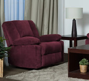 Relaxation chair with chaise lounge in purple - Vitrine Furniture - Furniture