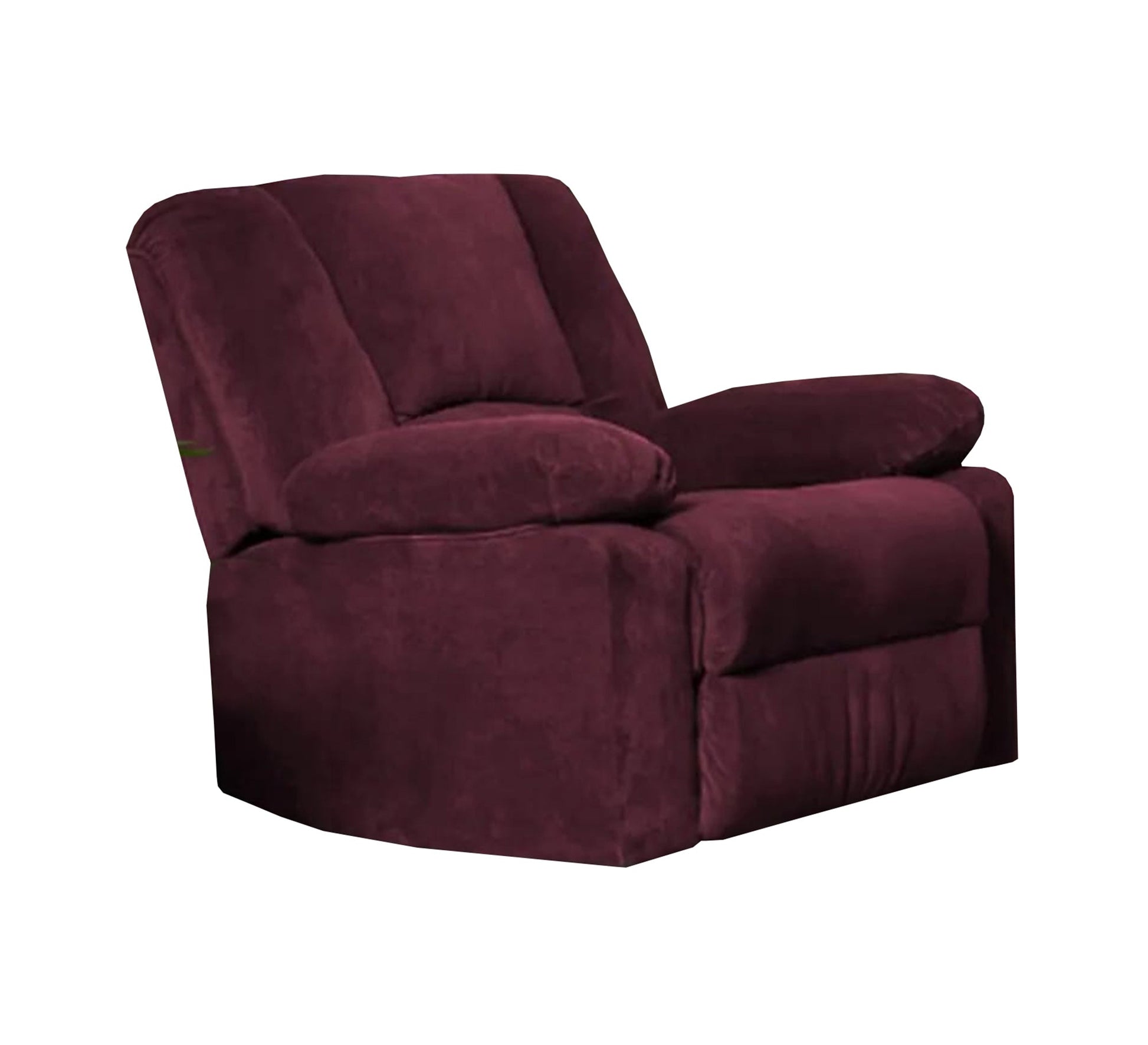 Relaxation chair with chaise lounge in purple - Vitrine Furniture - Furniture